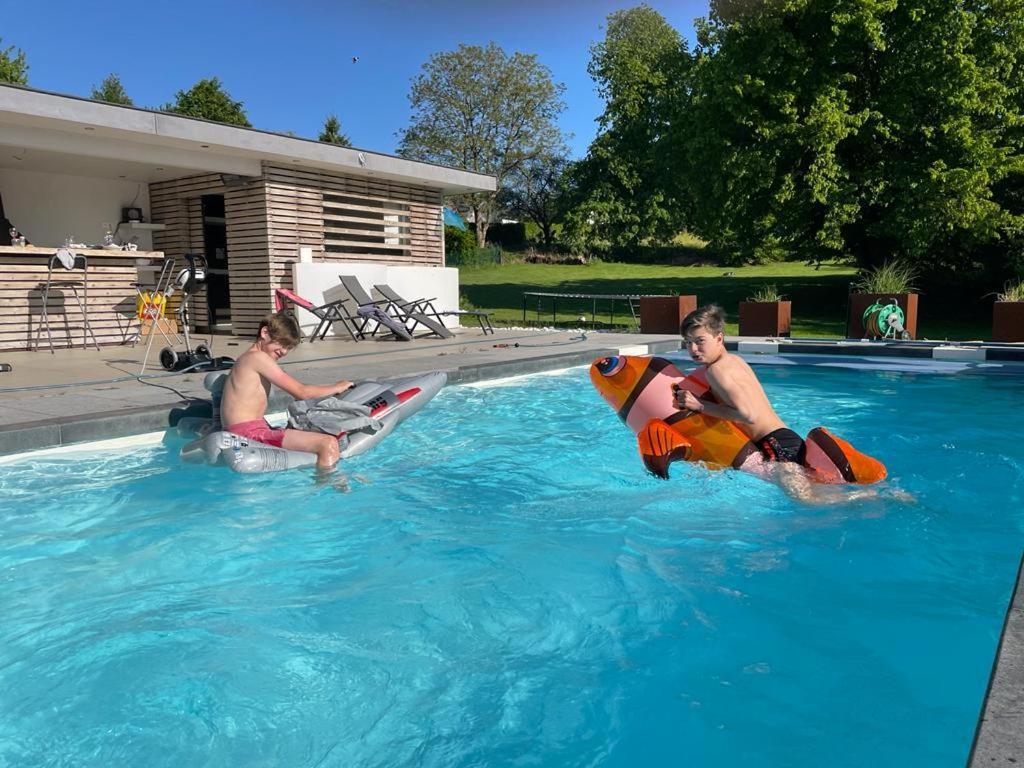 Appartement 5 Personnes Avec Acces Piscine Et Jacuzzi Villers-la-Ville ภายนอก รูปภาพ